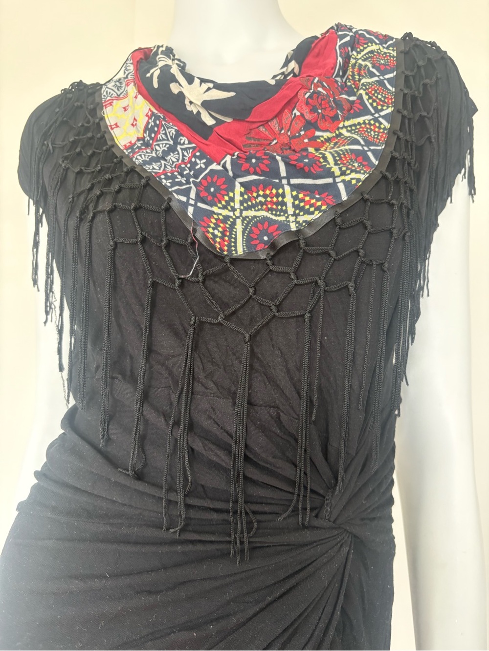Desigual Black Midi Dress - Picture 2 of 7